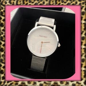 👑✅PRICE FIRM✅Nine West Silver Women's Watch. Brand new!